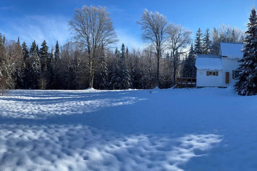 Le Jazz- Chalet Rustique/Chic Avec Spa Notre-Dame-Des-Bois エクステリア 写真