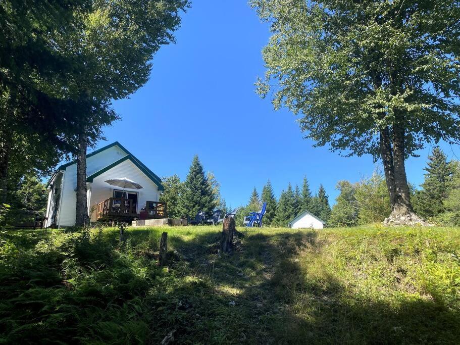 Le Jazz- Chalet Rustique/Chic Avec Spa Notre-Dame-Des-Bois エクステリア 写真
