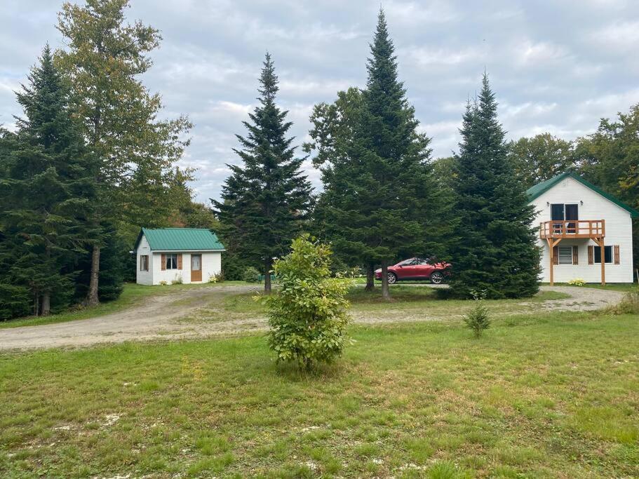 Le Jazz- Chalet Rustique/Chic Avec Spa Notre-Dame-Des-Bois エクステリア 写真